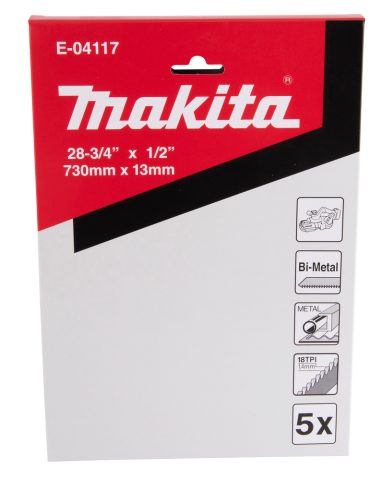 Zāģlenta13x0.5x730mm, 18TPI E-04117