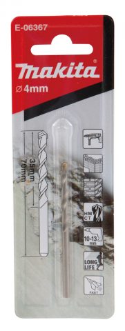 T.C.T. Akmens urbis 4x70mm E-06367 Makita