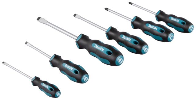 6 Skrūvgriešu komplekts (SL 4gab + PH 2pcs) E-10506