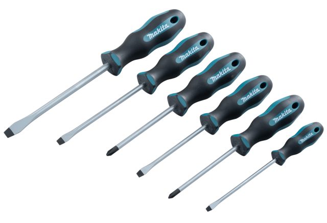 6 Skrūvgriešu komplekts (SL 4gab + PH 2pcs) E-10506