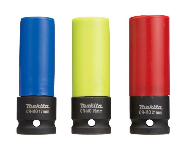 Plānsienu triecienmuciņu komplekts 3gab 1/2″ 85mm (17.19. & 21mm) E-12354