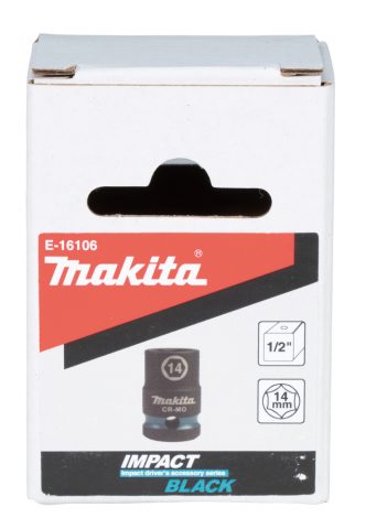 Spēka patrona 14x38mm 1/2″rect Impact BLACK Makita E-16106