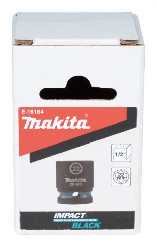 Spēka patrona 22x38mm 1/2″rect Impact BLACK Makita E-16184