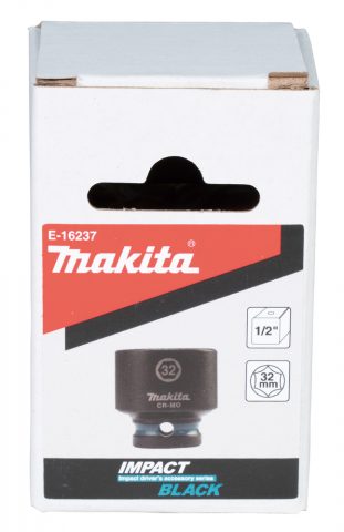 Spēka patrona 32x44mm 1/2″rect Impact BLACK Makita E-16237