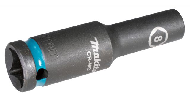 Spēka patrona 8×81.5mm 1/2″rect Impact BLACK Makita E-16405
