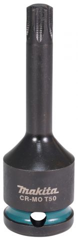 TORX UZGAĻI TRIECIENA UZGRIEŽŅU ATSLĒGĀM Impact Black 1/2“  T50 x 78 mm E-19831