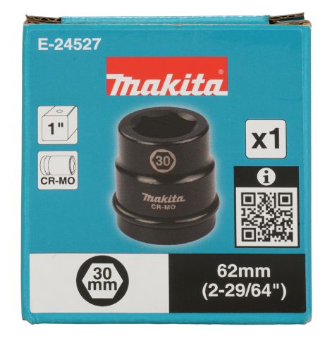 Spēka patrona 1″ 30x62mm  E-24527 Makita