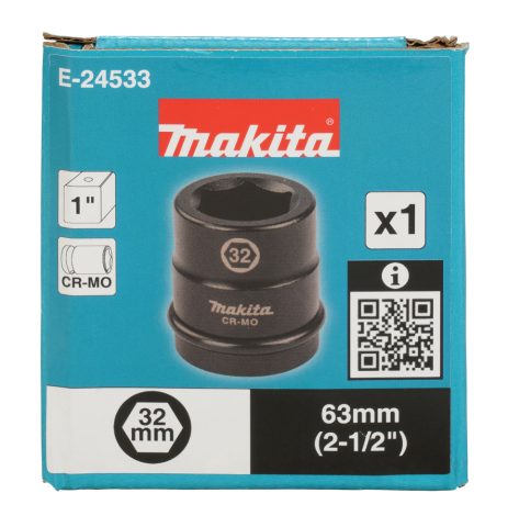 Spēka patrona1″ 32x63mm  E-24533 Makita
