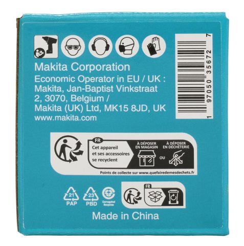 Spēka patrona 1″ 33x63mm  E-24549 Makita
