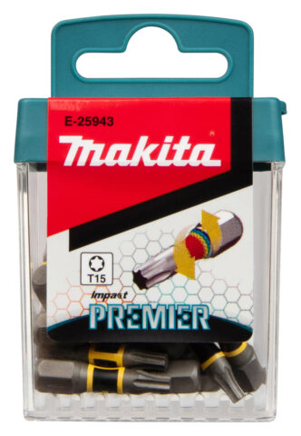 Torsion uzgalis C-tipa Impact PREMIER T15x25mm 15gab.  E-25943