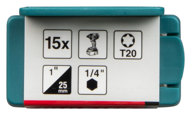 Torsion uzgalis C-tipa Impact PREMIER T20x25mm 15gab. E-25959
