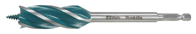 Koka urbis ar 4 griešanas šķautnēm, 22x165mm, 1/4” HEX kātu E-26674