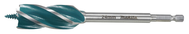 Koka urbis ar 4 griešanas šķautnēm, 24x165mm, 1/4” HEX kātu E-26680