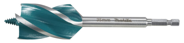 Koka urbis ar 4 griešanas šķautnēm, 35x165mm, 1/4” HEX kātu E-26711