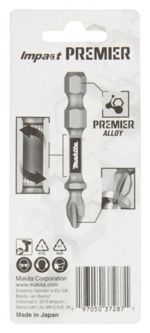 Torsion uzgalis E-tipa Impact PREMIER H5.0x50mm 2gab. E-26799