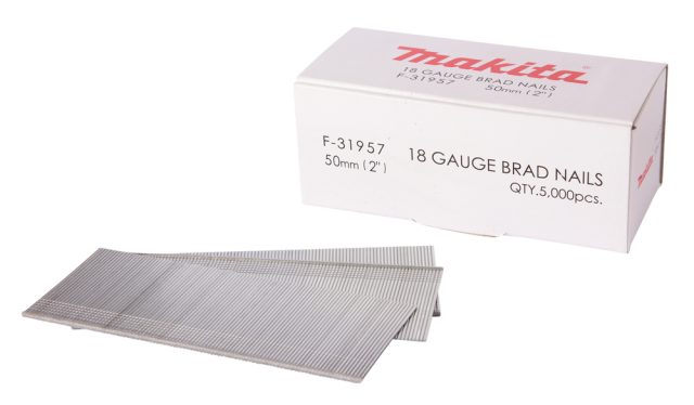 Dykert tapiņnaglas 1,2x50mm, 18ga, 5000gab F-31957 Makita