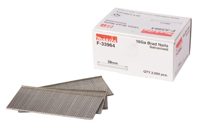 Tapiņnaglas 1,6X38mm 16ga 2000gab  AF600, GF600 F-33964