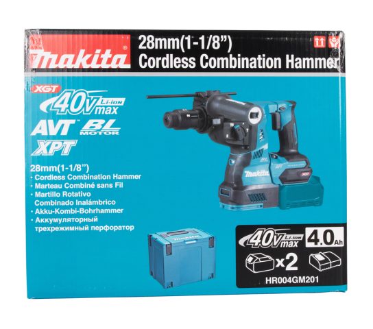 Akumulatora perforators  XGT® HR004GM201 40V MAKITA