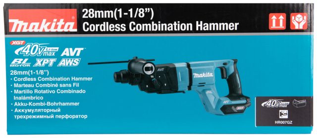 Kombinētais perforators XGT® HR007GZ Akumulatora 40V MAKITA