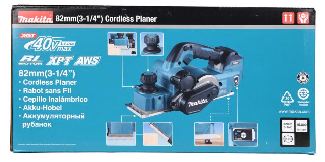 Ēvele XGT®KP001GZ 40V Makita