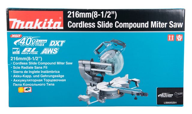 Kombinētais ripzāģis Akumulatora XGT 40V Max, 216 mm LS002GZ01 Makita