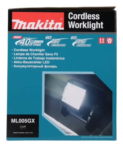XGT® Akumulatora LED prožektors ML005GX 40V Makita
