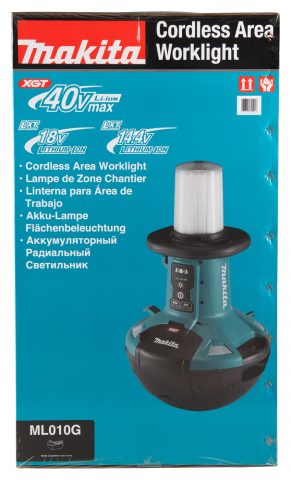 Akumulatora LED lukturis darba zonas apgaismošanai 40V/18V/AC, XGT/LXT ML010G MAKITA
