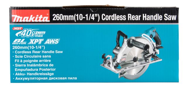 XGT® Ripzāģis ar aizmugurējo rokturi  RS002GZ Akumulatora 40V MAKITA