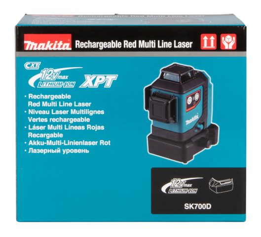 Multilīniju lāzers 360° CXT SK700D akumulatora 12V Makita somā