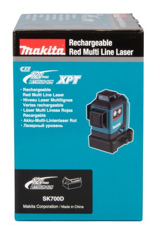 Multilīniju lāzers 360° CXT SK700D akumulatora 12V Makita somā