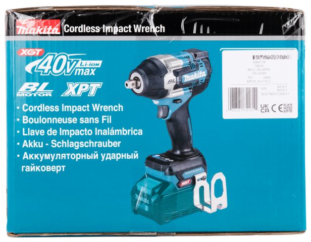 XGT®trieciena uzgriežņu atslēga  TW007GM201 Makita 40V 2x4Ah+DC40RA+Makpac