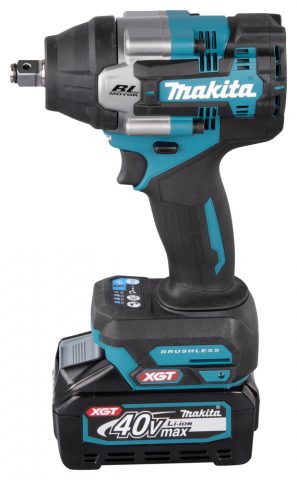 XGT®trieciena uzgriežņu atslēga  TW007GM201 Makita 40V 2x4Ah+DC40RA+Makpac