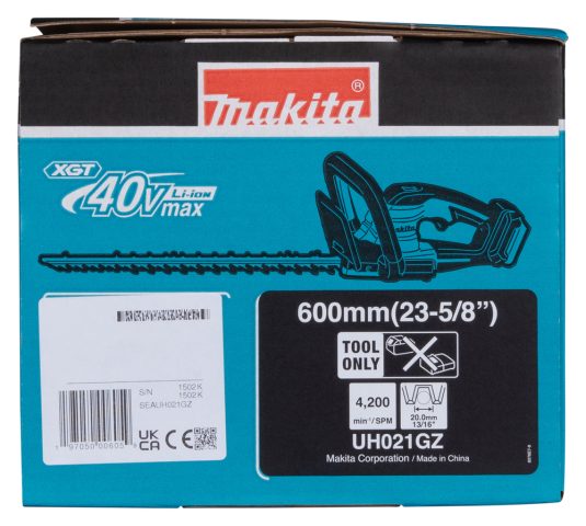 Dzīvžogu šķēres XGT UH021GZ Makita 40V