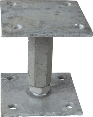 Brusu kurpe (staba balsts) iebet. 100X100X127/165 HDG 951645 ESSVE
